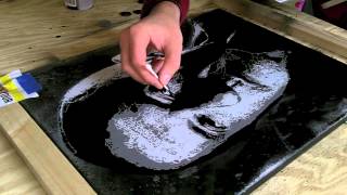 Breaking Bad Stencil Art - Mike (cutanddestroy)