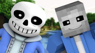 SANS PLAYS MINECRAFT (Minecraft Undertale Roleplay)