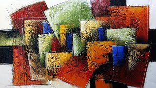 Pintar é fácil- Curso de Pintura em tela- Abstratos