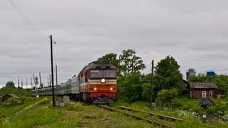ТЭП70-0184 (Осташков) / TEP70-0184 (RZD, Ostashkov)