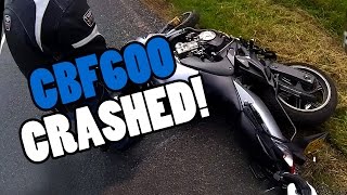 Honda CBF600 Crashed
