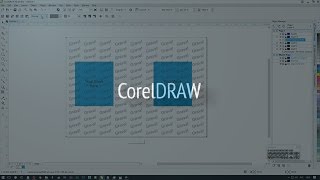 CorelDRAW Как сделать водяной знак. Watermark creation.