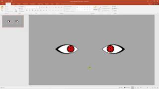 Create Sasuke's Mangekyo Sharingan using PowerPoint