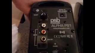 PSB Alpha PS1 Powered Speaker Unboxing