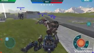 WALKING WAR ROBOTS!!! FUJIN IN BATTLE!!! (first video)