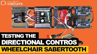 Testing the directional controls—Wheelchair Sabertooth