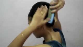 tutorial rambut pramugari