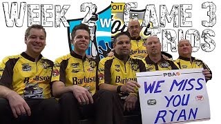 2013 - 14 PBA League Quarter Finals NYC WTT Kingpins Vs Motown Muscle Game 3 Single Trios Week 2