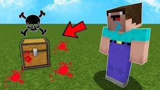 ОТКРОЕТ ЛИ НУБ ЭТОТ СТРАШНЫЙ СУНДУК В МАЙНКРАФТ?! Неудачник Нуб в Minecraft Троллинг Ловушка Мультик