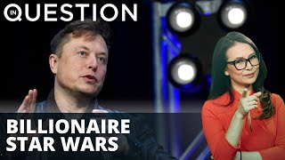 Richest men on earth clash in outer space