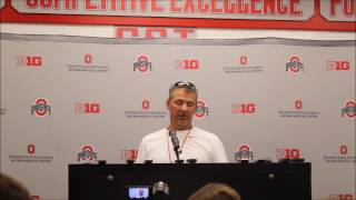 Ohio State head coach Urban Meyer 7/31/17- ELEVENWARRIORS.COM