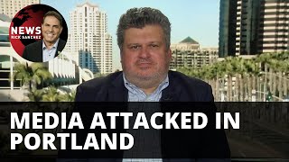 Russian TV crew attacked, US journalists silent