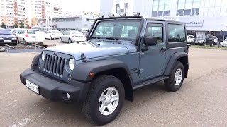 2014 Jeep Wrangler Sport. Start Up, Engine, and In Depth Tour.