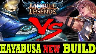 HAYABUSA NEW BUILD VS LANCELOT OP HERO #17 - Mobile Legends