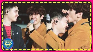 Winning the 'Best Couple Award' at Recent Event, EXO Baekhyun & D.O Shared an Intense Forehead Kis s
