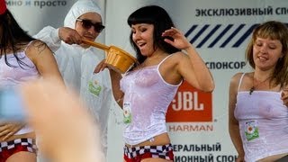 DSN открытие. Конкурс мокрых футболок!!!