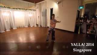 Khaled Mahmoud (Oriental Dance) - YALLA! Singapore 2014