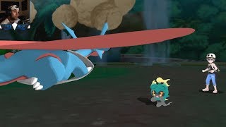 Mega Salamence Teams! Pokemon Ultra Sun Ultra Moon: UBER WiFi Battle vs Rose+Trey+Kevon+Oscar 1080p
