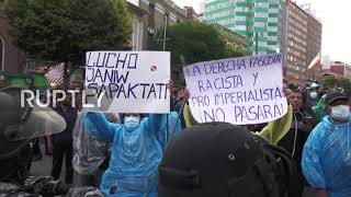 Bolivia: Protests on streets of La Paz amid continued political tensions