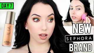 NEW Sephora Brand! ILIA True Skin FOUNDATION [First Impression Review & Demo] 15 DAYS OF FOUNDATION