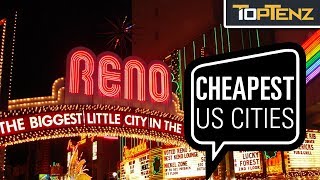 Top 10 CHEAPEST Big American Cities