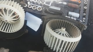 Замена моторчика печки audi  Q7 / ODIS измеряемые величины CCFA  4.2 л. TDI