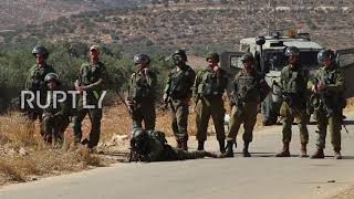 Palestine: Israeli forces and Palestinian protesters clash over settlement plans near Nablus
