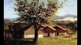Уроки живописи | Шведский пейзаж с цветущей яблоней. Уроки рисования.скоблинский.Max Skoblinsky