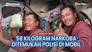 Viral Video Polisi Gagalkan Modus Baru Penyelundupan Narkoba, Disembunyikan di Mobil