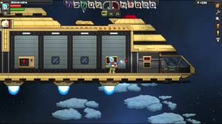 Starbound with SurgeHunter [Part 3] - Automatic Door Thieves Visiting Stargate!