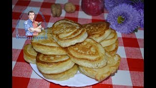 Как приготовить пышные оладьи на кефире без яиц