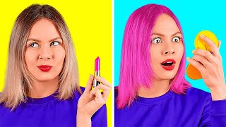 KIAT KECANTIKAN AMPUH! || Ide Makeup Lucu oleh 123 Go Like!