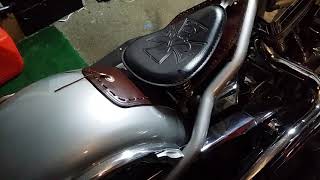 Big dog ridgeback 2 inch solo seat springs work.