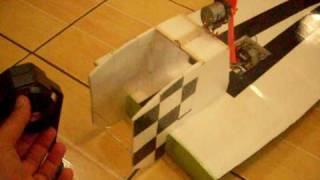 Aerobarco Rc primeiros testes