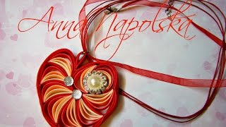 Кулон з косої бейки