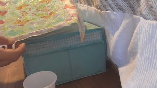 How to decoupage a non woven surface/Πως κάνω ντεκουπάζ σε non woven επιφάνεια