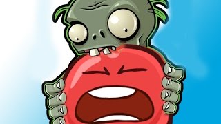 КРАСНЫЙ ШАР НАПАЛ НА ЗОМБИ ПРОТИВ РАСТЕНИЙ Круглый Шарик Plants vs zombies Red Ball 4 Мультик .
