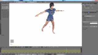 Blender.  Как применить к персонажу из Makehuman анимацию Motion Capture