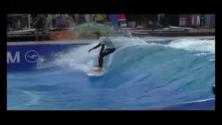 Finale der European Championship in "stationary wave riding" 2015 - Männer