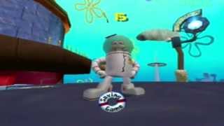 Let's Play Battle For Bikini Bottom Episode 6 The Roof Tops (100% Walkthrough)