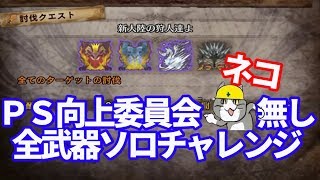 【参加型・要概要】1/23早朝　ＭＲ200クエスト新大陸の狩人達よネコ無しソロ練習　参加型装飾品・導きの地　ＭＨＷＩＢアイスボーン