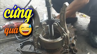 Cách cảo vô lăng khó ra và xử lý cốt dên