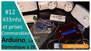 PRISE COMMANDÉE 433mhz Part1 ARDUINO RC SWITCH LA DOMOTIQUE À 2€