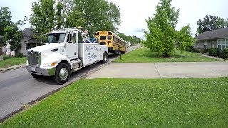 SCHOOL BUS TOW WITH 4024 JUNE 2017