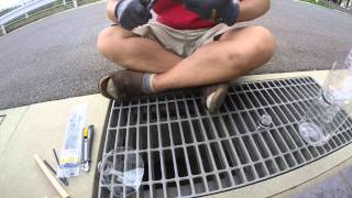 夏休みに向けペットボトル仕掛け作った！