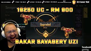 Bakar RM 900 (19250UC) Buka Uzi Savagery PUBG Mobile