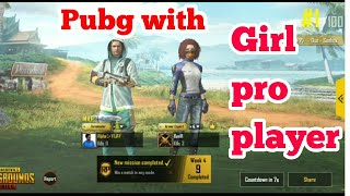 PUBG gameplay with Girl pro player | Sanhok gameplay