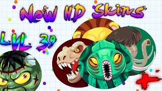 AgarIO HUB NEW HD SKINS//LVL 39?!