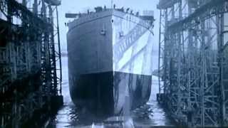 The Launch of the RMS Olympic sister ship to Titanic