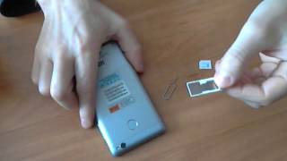 Как установить сим карту в лоток смартфона Xiaomi